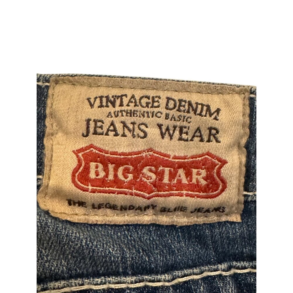 Big Star Womens 28R Bootcut Jeans Made In USA Mid Rise Distressed Denim - Picture 7 of 8